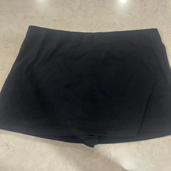 Free People Black Mini knit Skort - Picture 2 of 5